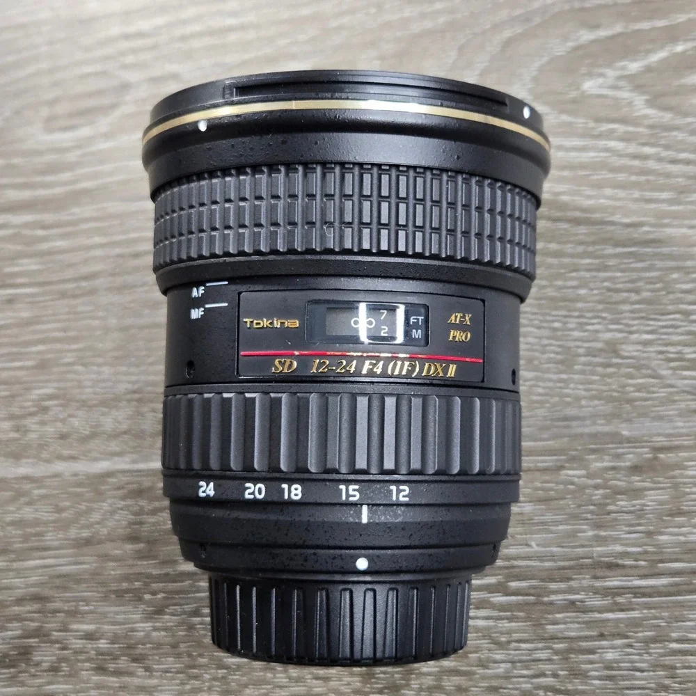 Tokina AT-X Pro 12-24mm f/4 DX II Ultra Wide Zoom Lens AF/MF Tested